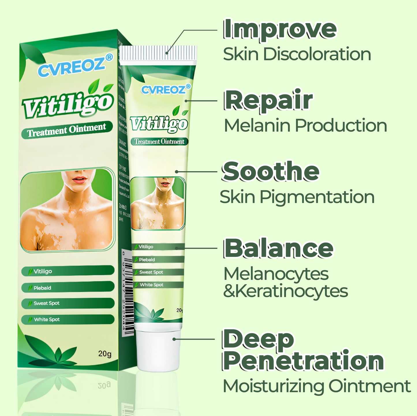 🔥LAST DEAL: 60% OFF🔥 Cvreoz® Vitiligo Treatment Ointment