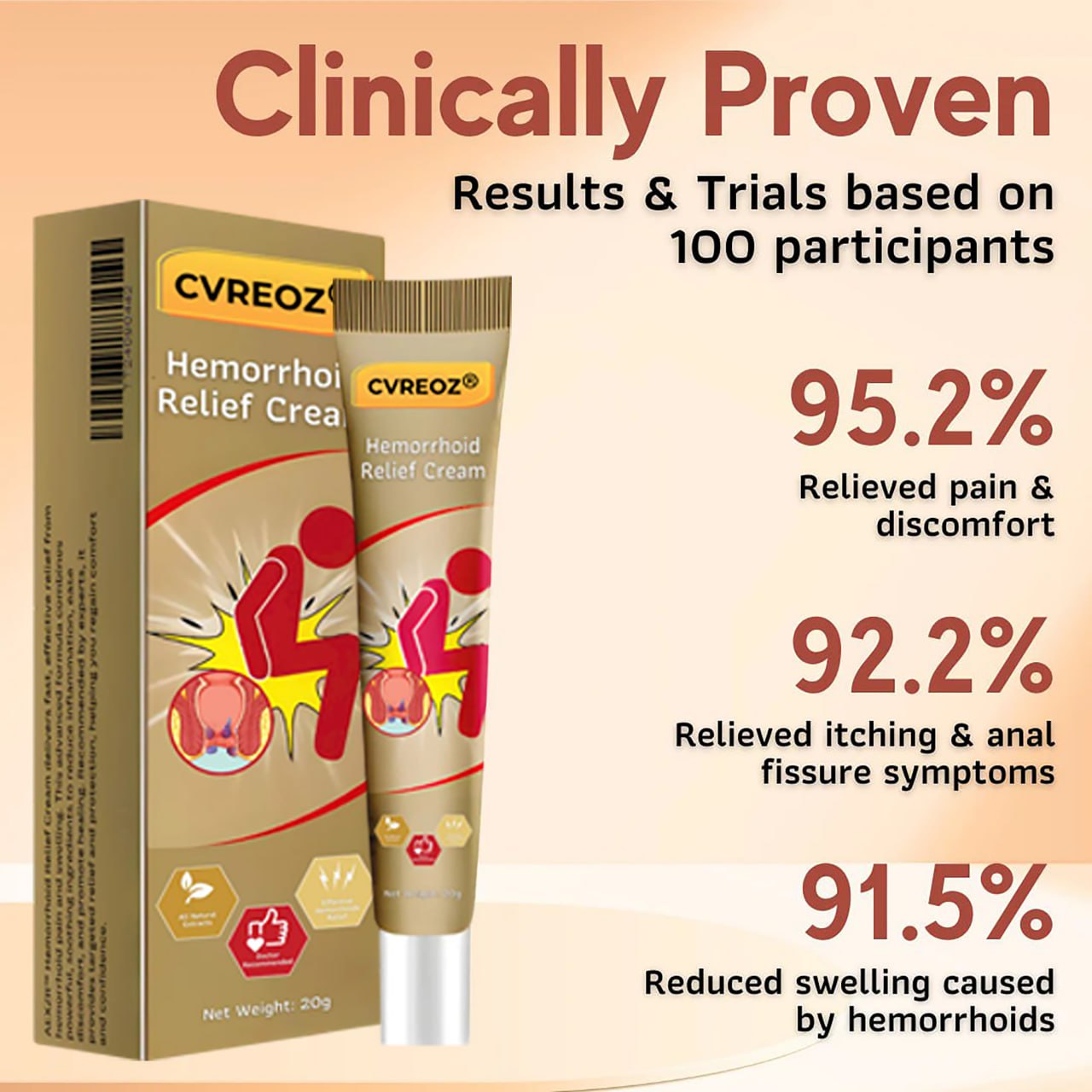 š§” CVREOZĀ® Hemorrhoid Relief Cream š„Hot Sale 60 %OFFš„