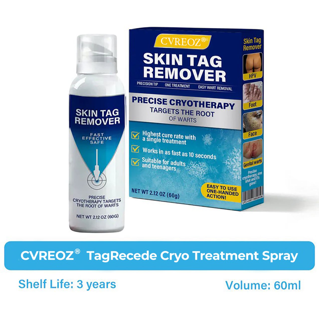 🔥Last Deal: 60% Off🔥 CVREOZ® TagRecede Cryo Treatment Spray