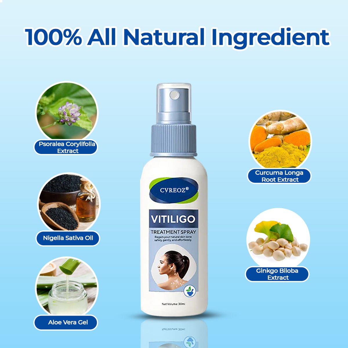 ⏰Limited Stock🔥Flash Sale 60% OFF🔥 Cvreoz® Vitiligo Treatment Spray