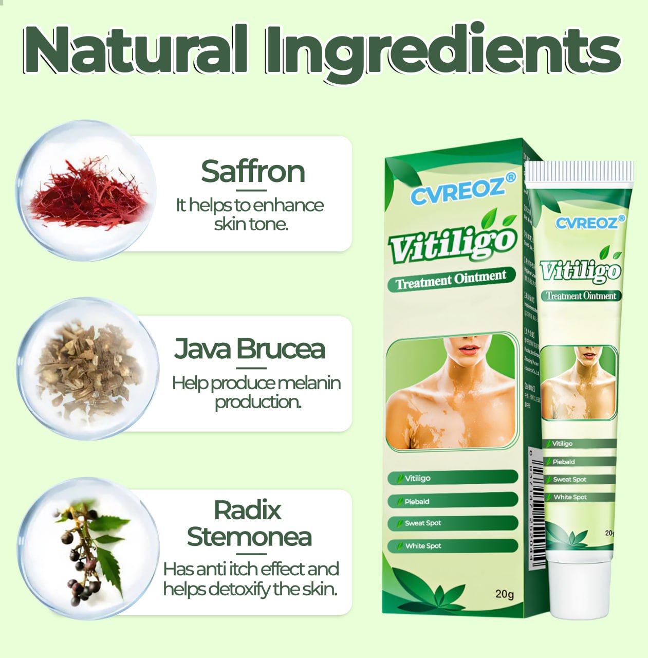 🔥LAST DEAL: 60% OFF🔥 Cvreoz® Vitiligo Treatment Ointment