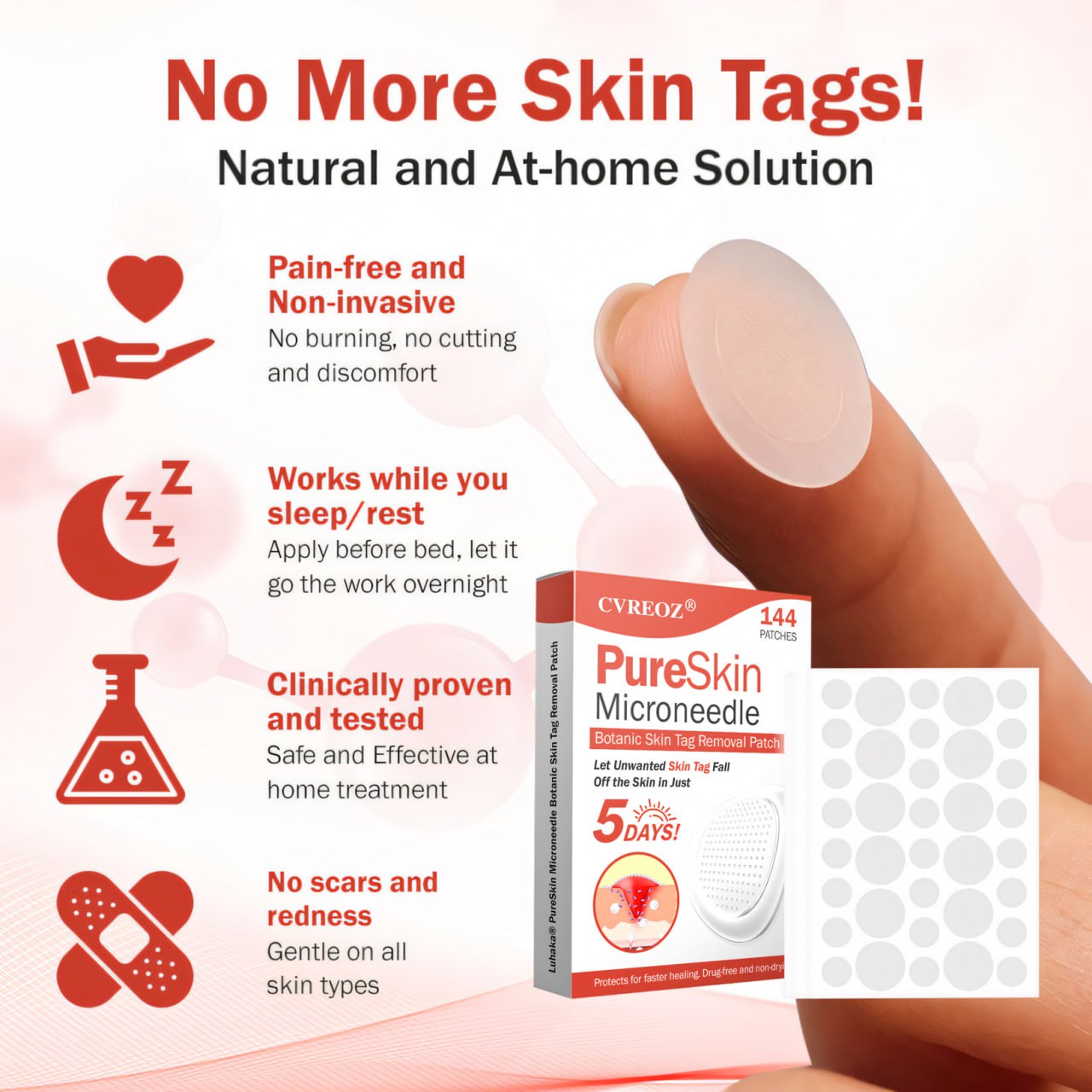 🔥HOT SALE: 60% OFF🔥Cvreoz® PureSkin Microneedle Botanic Patch