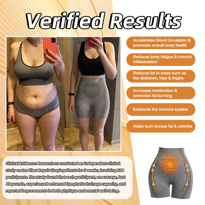 Sfrcord® Micro-Vibration Massage Module Ion Fiber Repair Shaping Shorts