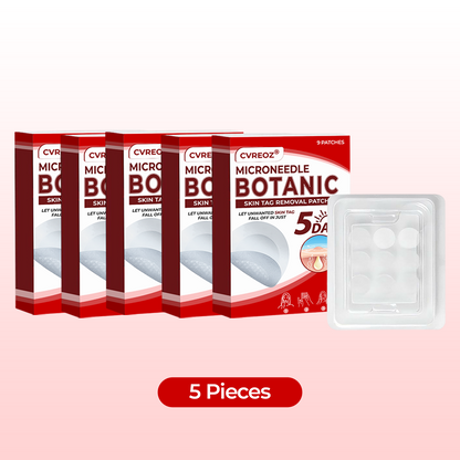 CVREOZ® Microneedle Botanic Skin Tag Removal Patch