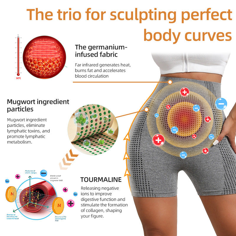 Sfrcord® Micro-Vibration Massage Module Ion Fiber Repair Shaping Shorts
