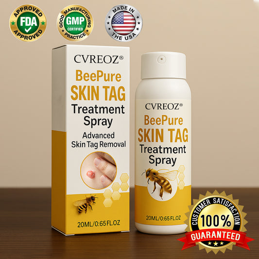 🎉SPECIAL OFFER: 60% OFF This Week Only!🔥 Cvreoz® BeePure Skin Tag Treatment Spray