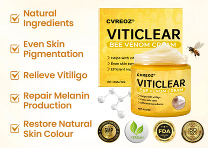⏰Limited Stock🔥Flash Sale 60% OFF🔥 Cvreoz® VitiClear Pro Ultra Bee Venom Cream
