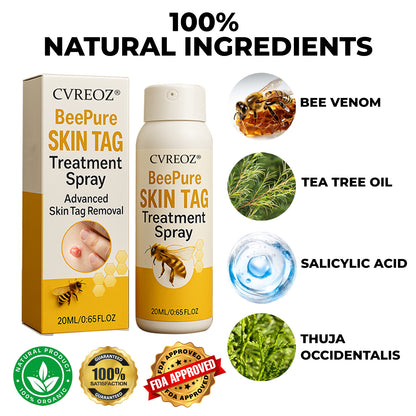 🎉SPECIAL OFFER: 60% OFF This Week Only!🔥 Cvreoz® BeePure Skin Tag Treatment Spray