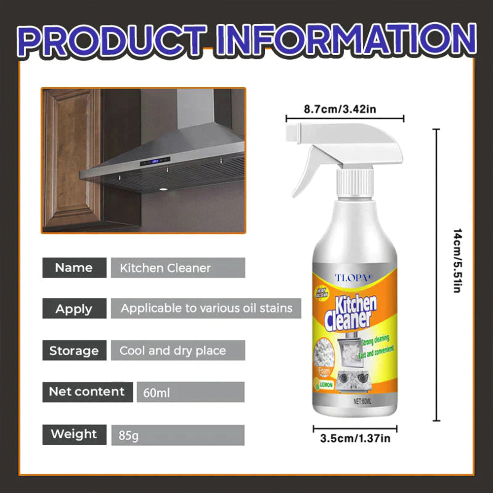 🔥 2025 Best-Selling Kitchen Hot Sale 🔥 TLOPA® Powerful Kitchen Foam Cleaner