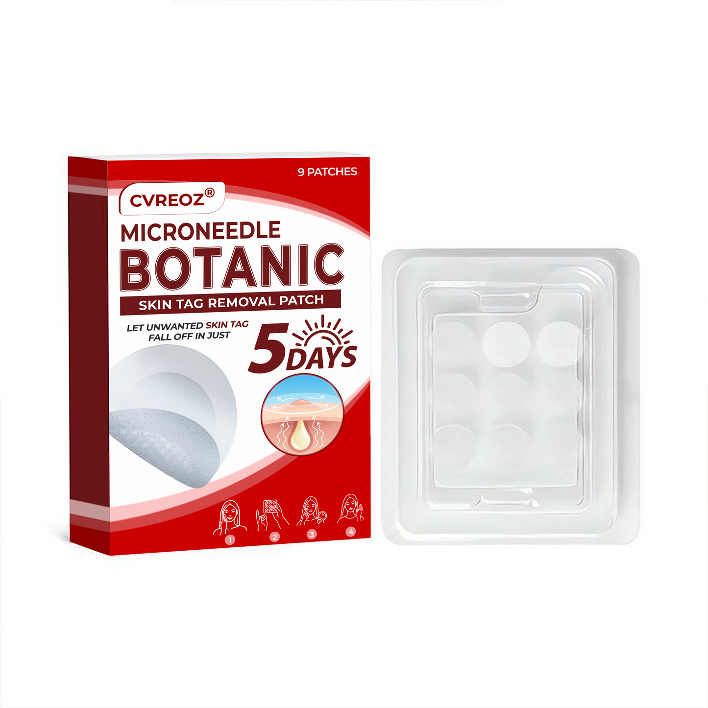 🔥 Last Day: 60% OFF ⏰ CVREOZ® Microneedle Botanic Skin Tag Removal Patch