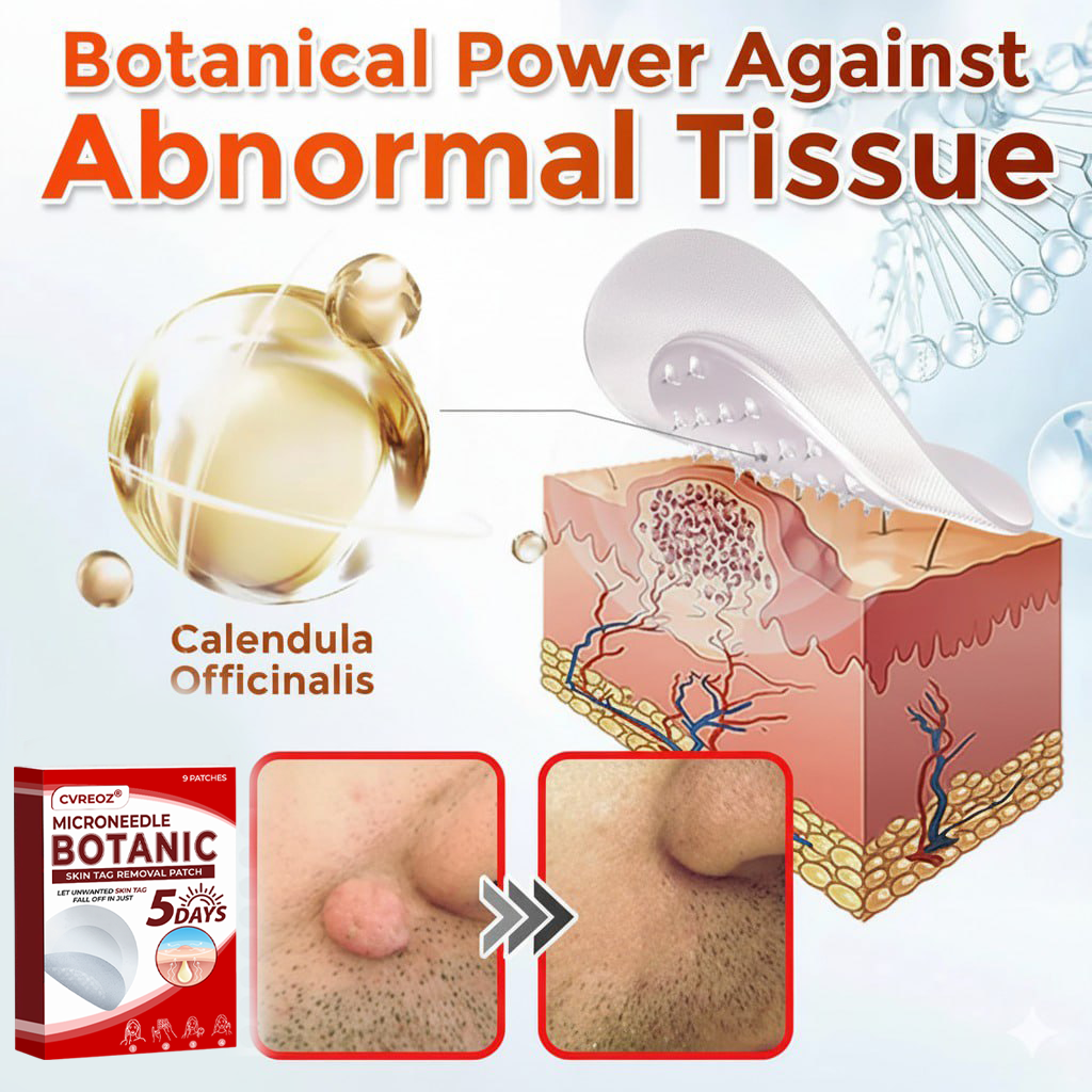 🔥 Last Day: 60% OFF ⏰ CVREOZ® Microneedle Botanic Skin Tag Removal Patch