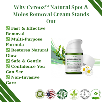 🔥HOT SALE: 60% OFF🔥Cvreoz® Natural Spot and Mole removal cream