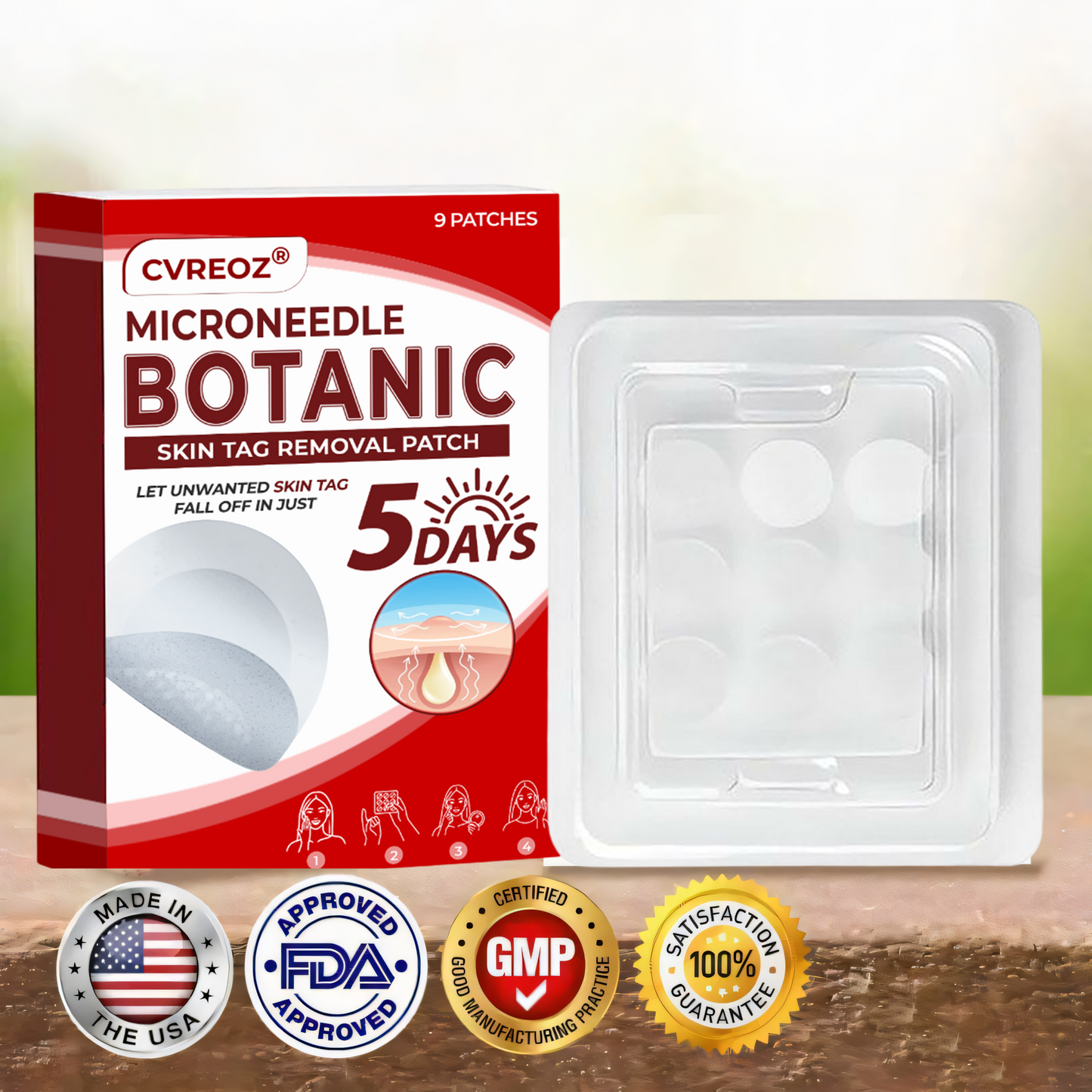 🔥 Last Day: 60% OFF ⏰ CVREOZ® Microneedle Botanic Skin Tag Removal Patch