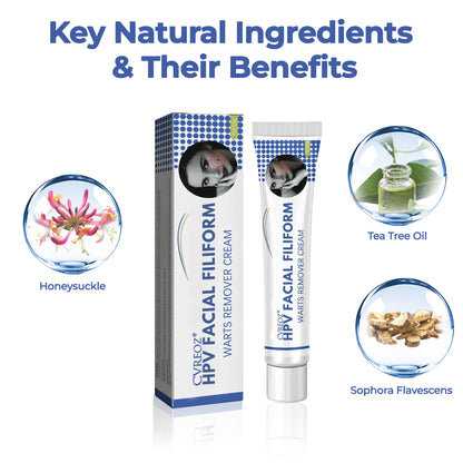 Cvreoz® HPV Facial Filiform Warts Removal Cream