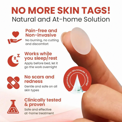 🔥 Last Day: 60% OFF ⏰ CVREOZ® Microneedle Botanic Skin Tag Removal Patch