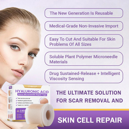CVREOZ® Hyaluronic Acid Nano Microneedle Repair Tape⏰Limited Offer: Up to 60% OFF🔥