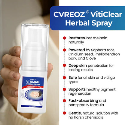 💙 CVREOZ® Vitiligo Herbal Spray ❤️ SUMMER SALE 60% OFF❤️‍🔥