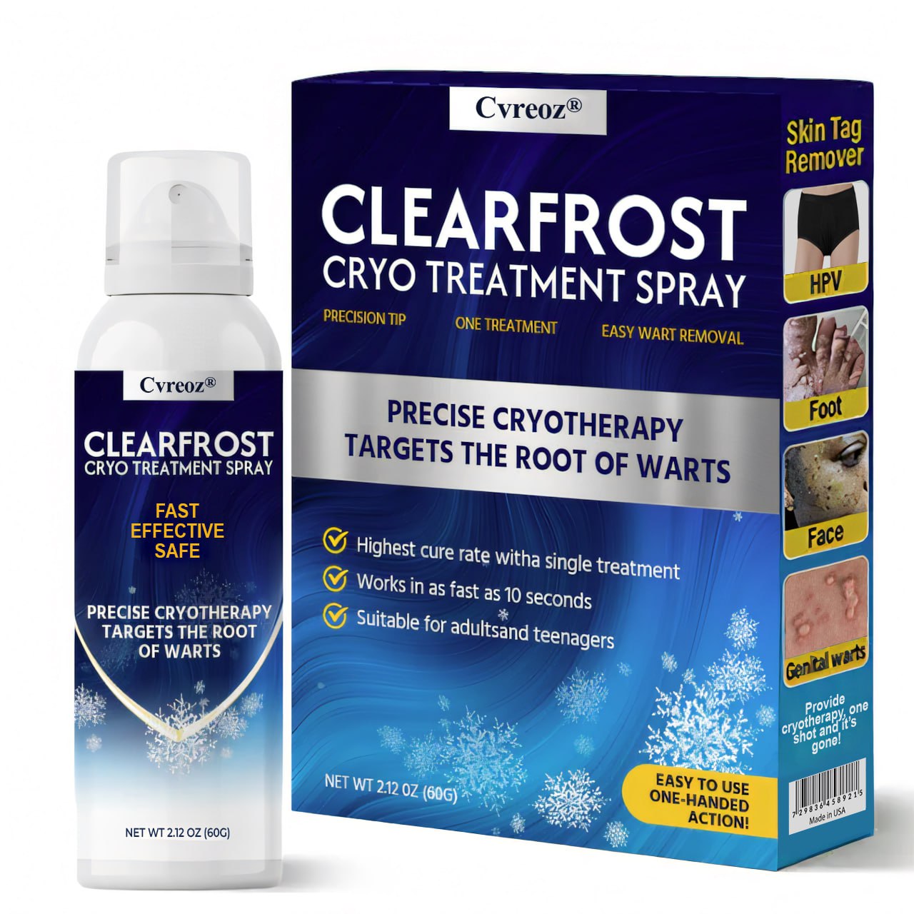 🔥HOT SALE: 70% OFF 🔥Cvreoz® ClearFrost Cryo Treatment Spray Pro