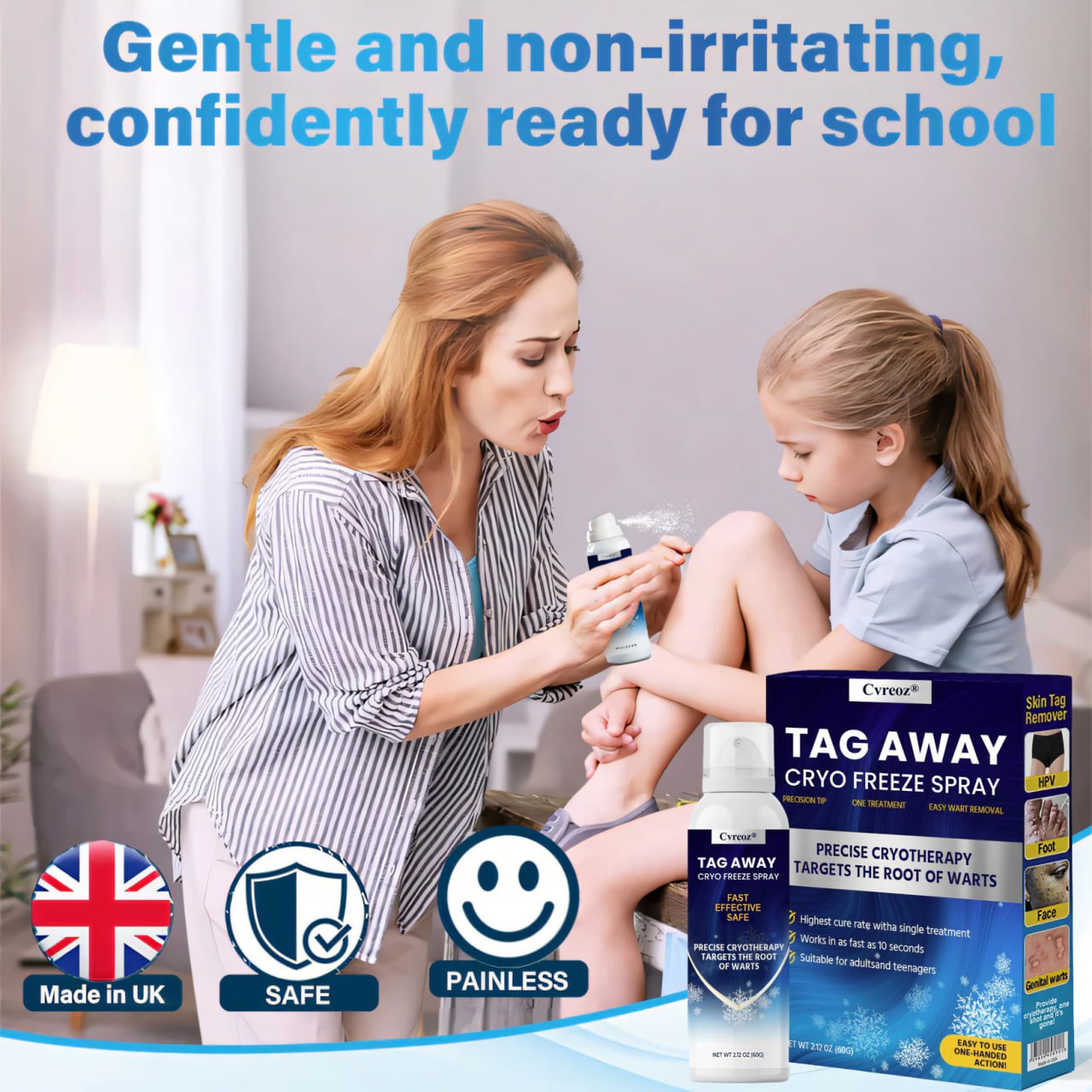 Cvreoz® TagAway Cryo Freeze Spray